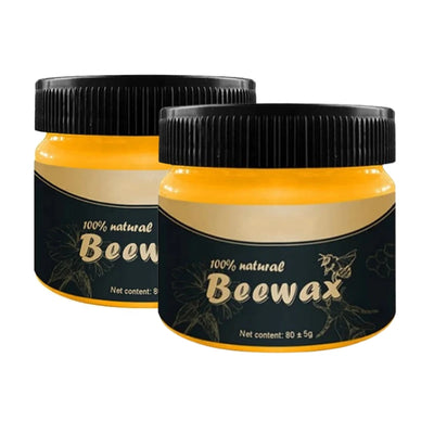 1+1 GRATIS: Ceara de albine lichida pentru lustruire si curatare mobilier si parchet, 80g+80g