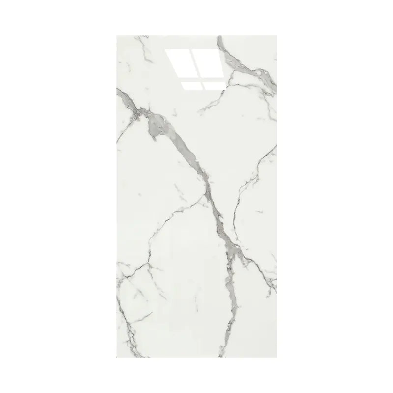 10 Placi Tapet imitatie marmura, Din PVC, 60x30cm, Grosime 2mm, Suprafata 1.8mp, Gri deschis