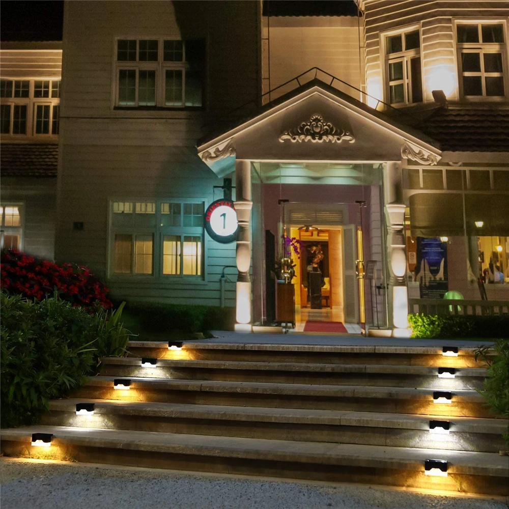 Aplica solara LED pentru trepte, borduri, terasa, 1.2V, 600MAH, IP65