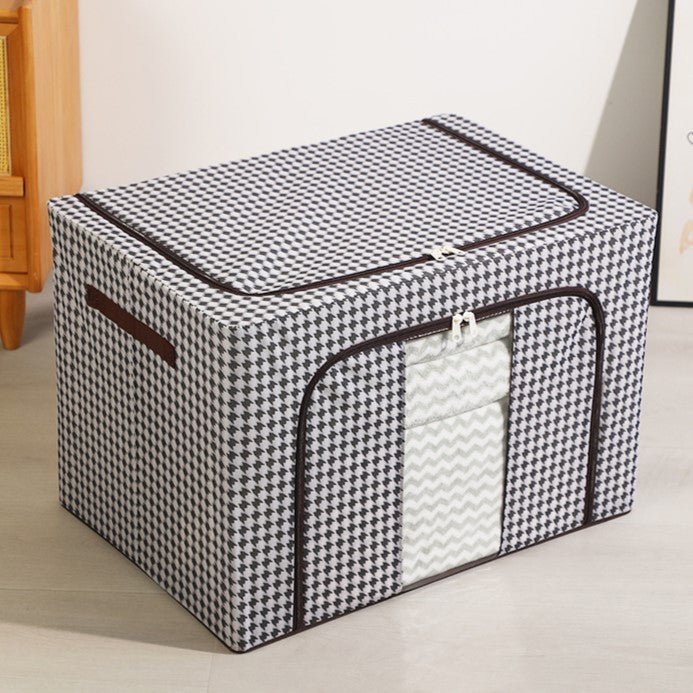 Cutie pliabila premium pentru depozitare cu cadru metalic si ferestre - Diversico