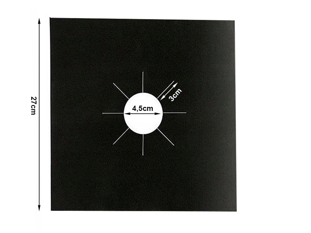 Set 4 folii de protectie din teflon, pentru aragaz, detasabile, reutilizabile