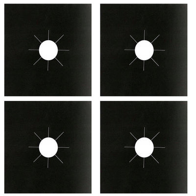 Set 4 folii de protectie din teflon, pentru aragaz, detasabile, reutilizabile