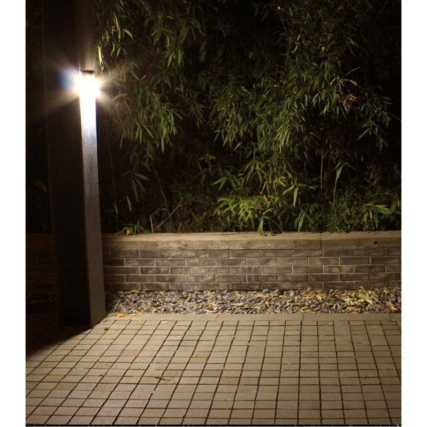 Lampa cu incarcare solara pentru exterior, 100 LED cu distanta de inductie, montaj pe perete, fara cabluri, cu 4 fete