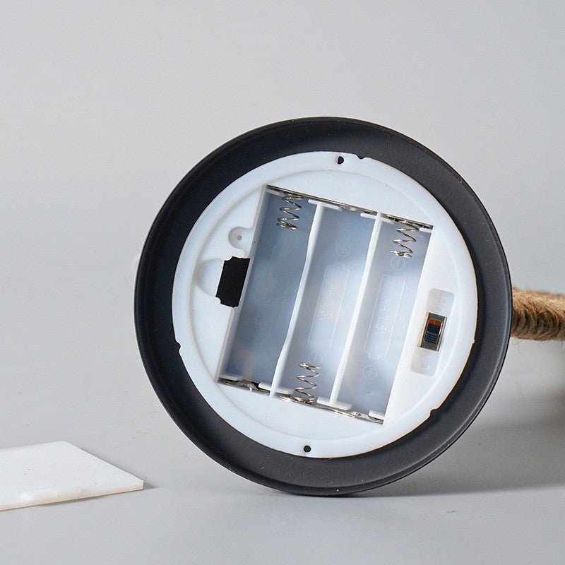 Lampa de veghe semi - luna, Led, Stea din sticla, Alb Cald, 28x15cm - Diversico