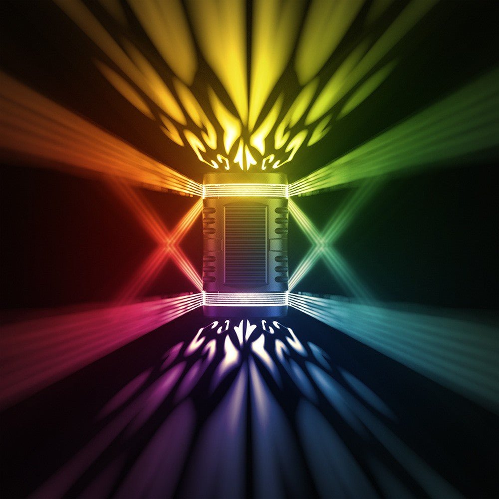 Lampa solara decorativa cu lumina bidirectionala, IP65, ABS, Multicolor - Diversico