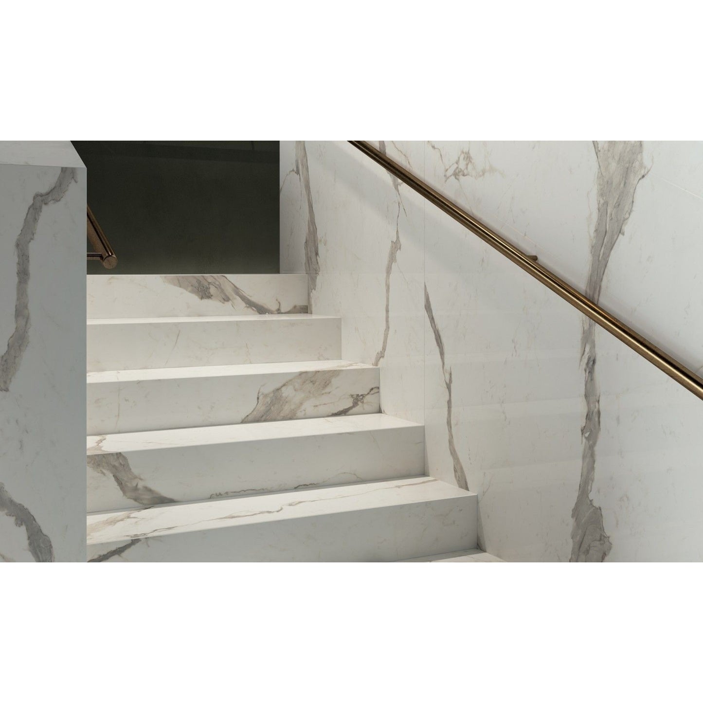 10 Placi Tapet imitatie marmura, Din PVC, 60x30cm, Grosime 2mm, Suprafata 1.8mp, Gri deschis