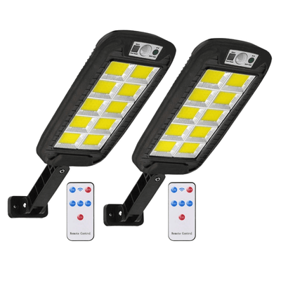 Set 2 Lampi Solare cu telecomanda, 2880 Lumeni, Senzor de miscare, 3 moduri de iluminare - Diversico