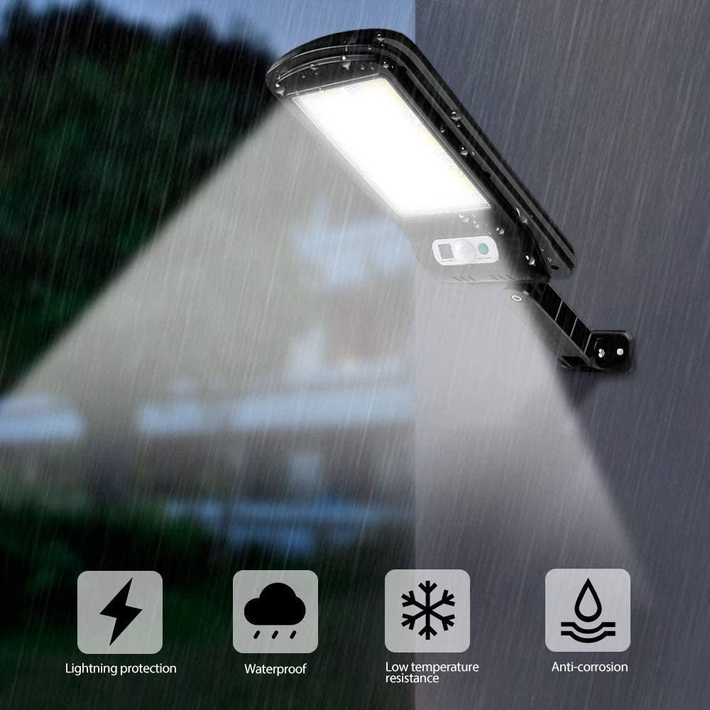Set 2 Lampi Solare cu telecomanda, 2880 Lumeni, Senzor de miscare, 3 moduri de iluminare - Diversico