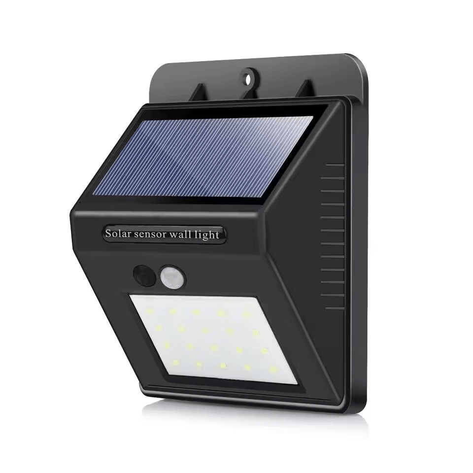 Set 4 Lampi Solare cu senzor de miscare, pentru exterior, 20 LED - Diversico