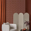 10 Placi Tapet autoadeziv 3D din polietilena, 70x77cm, grosime 3mm, Model caramida, Maro deschis, 5.3mp - Diversico