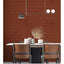 10 Placi Tapet autoadeziv 3D din polietilena, 70x77cm, grosime 3mm, Model caramida, Maro deschis, 5.3mp - Diversico