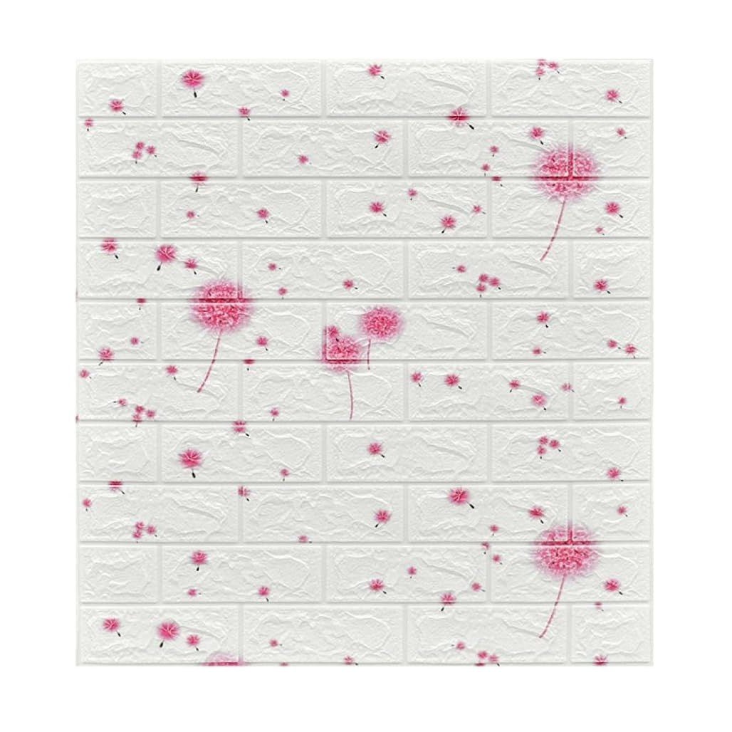 10 Placi Tapet autoadeziv 3D din polietilena, 70x77cm, grosime 3mm, Model caramida, Model Papadie, 5.3mp - Diversico