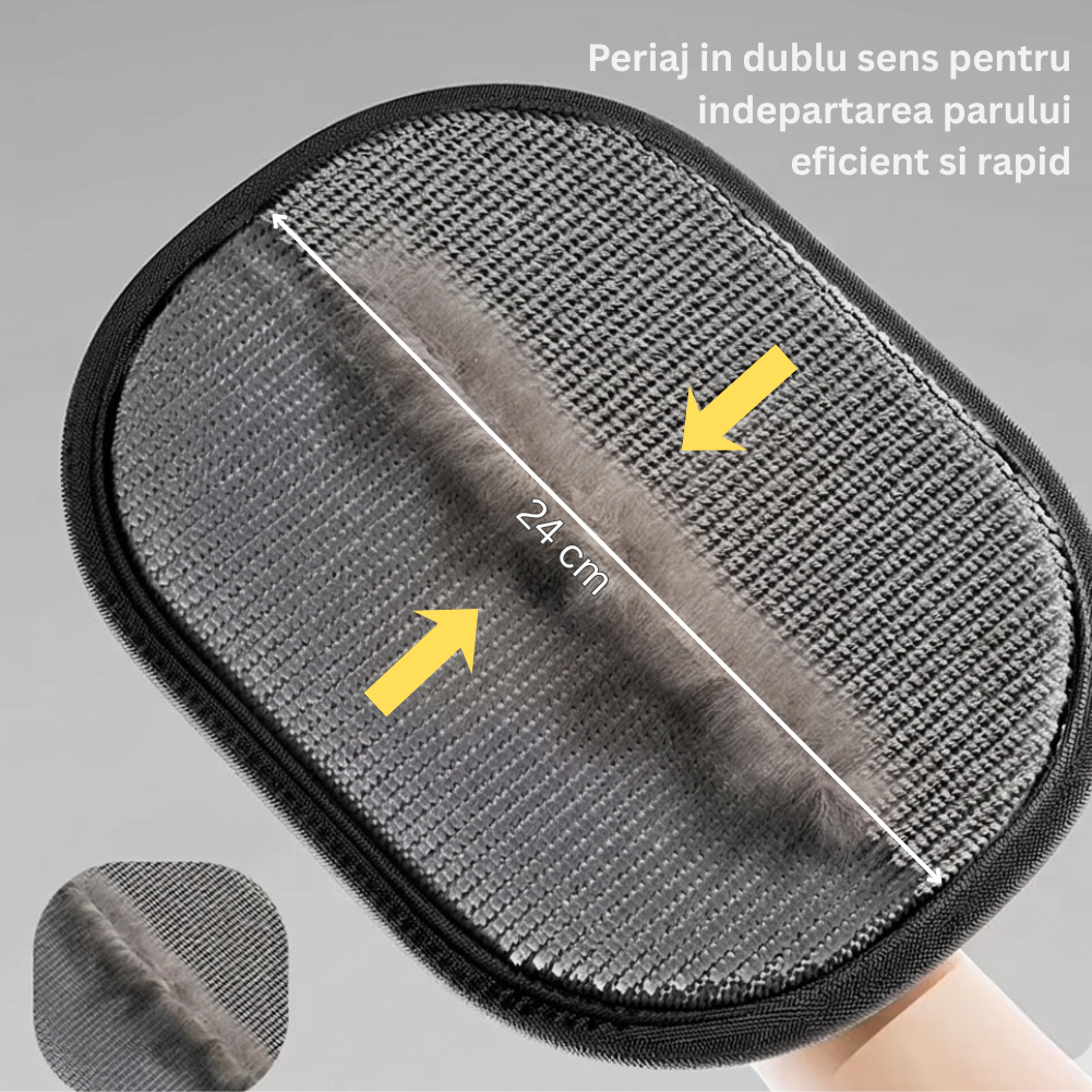 Set 2 Manusi Universale pentru Indepartarea Parului de Animale, Efect Electrostatic