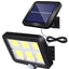 Lampa solara cu senzor de miscare, 6 grile, 40W, 120 COB LED, 1200 Lumeni, IP65