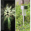 Decoratiune cu incarcare solara pentru gradina, inox, 29cm - Diversico