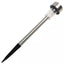 Decoratiune cu incarcare solara pentru gradina, inox, 29cm - Diversico