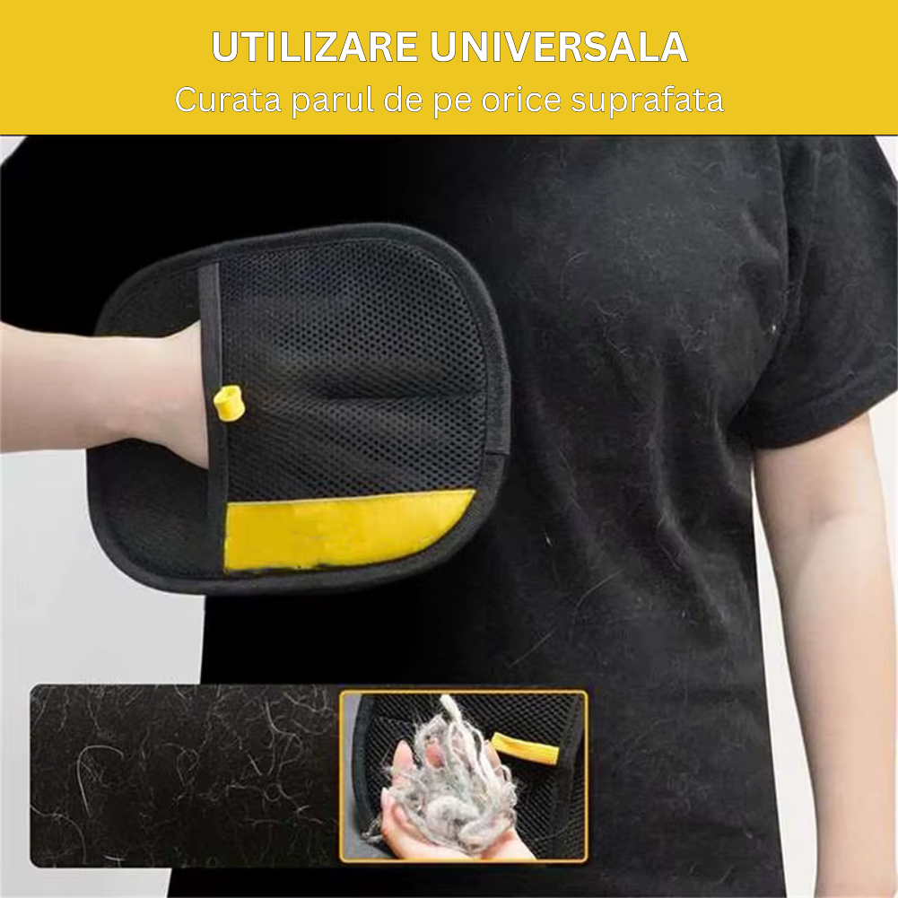 Set 2 Manusi Universale pentru Indepartarea Parului de Animale, Efect Electrostatic