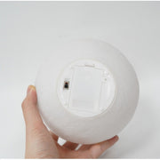 Lampa de veghe Luna, lumina LED alb cald, alimentare baterii, stand din plastic, 15 cm - Diversico