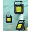 Lanterna de buzunar tip breloc, 30 LED-uri, incarcare prin usb Type C, pentru exterior, camping, alpinism, ciclism