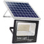 Proiector LED/Lampa solara de exterior, Rezistent la Apa, cu Panou Solar, cu Telecomanda, 2 moduri de iluminat, kit montaj inclus, Alb Rece, 30W