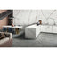 10 Placi Tapet imitatie marmura, Din PVC, 60x30cm, Grosime 2mm, Suprafata 1.8mp, Gri deschis